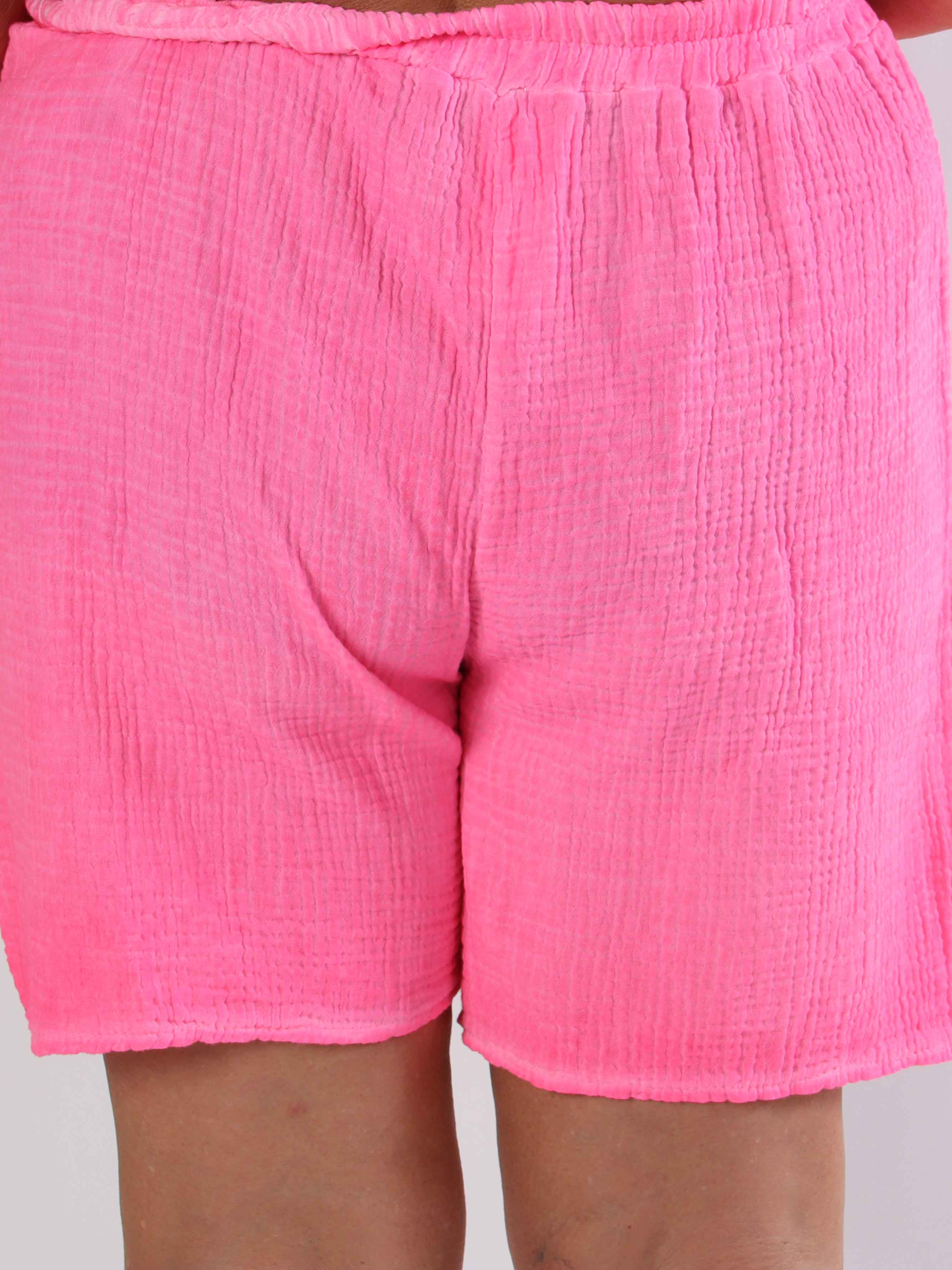 Delia - Mjuka plus size shorts i bomull